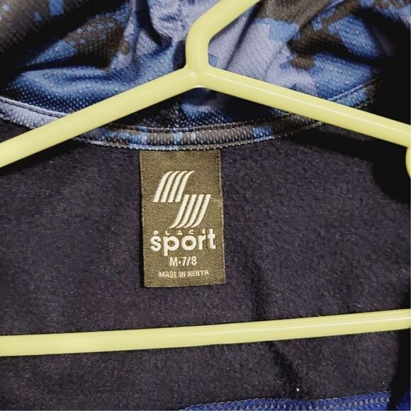The Children’s Boy’s Sport Long Sleeve Colorblock Performance Hoodie M 7/8 - Picture 2 of 3